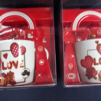 Подходящ подарък за Свети Валентин  . Кошничка чаша сърце - два модела, снимка 8 - Декорация за дома - 35593835
