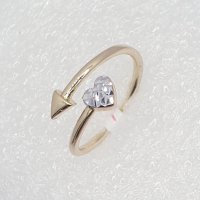 Златни пръстени Пирон  585-14K, снимка 12 - Пръстени - 31553173