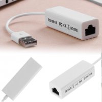 USB лан карта / USB 2.0 към RJ45 / 10/100Mbps / Lan card, снимка 2 - Други - 40192408