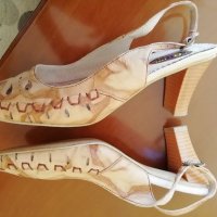 Дамски летни обувки естествена кожа, снимка 4 - Сандали - 36587902
