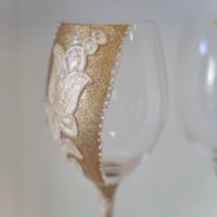 Чаши за вино или шампанско, снимка 3 - Декорация за дома - 43165197
