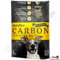 Памперси/Постелки за Куче - с Активен въглен - L, XL размер - Puppies Carbon Training Pads Premium, снимка 1 - За кучета - 24885816
