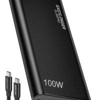 EASYLONGER 26800mAh 100W PowerBank за лаптоп/USBC/100W PD/E-Marker кабел/бързо зареждане,таблет, снимка 1 - Батерии за лаптопи - 43717957