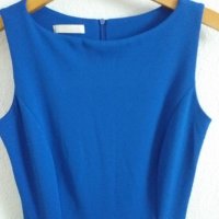Женствена рокля в парижко синьо, снимка 4 - Рокли - 37749649