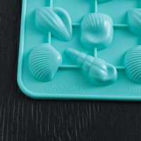 1301 Силиконова форма за бонбони и лед морско дъно миди рапани раковини, снимка 3 - Форми - 27706698