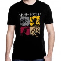 Мъжка тениска Game of Thrones 3 модела Мъжки и детски,Цветове и размери, снимка 3 - Тениски - 32674400