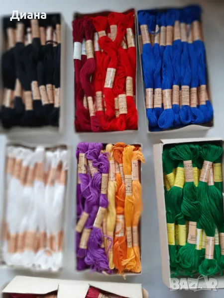 Конци памучни мулине, снимка 1