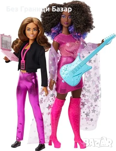 Нов Комплект Barbie: Музикална кариера – 2 кукли и аксесоари Барби играчка, снимка 1