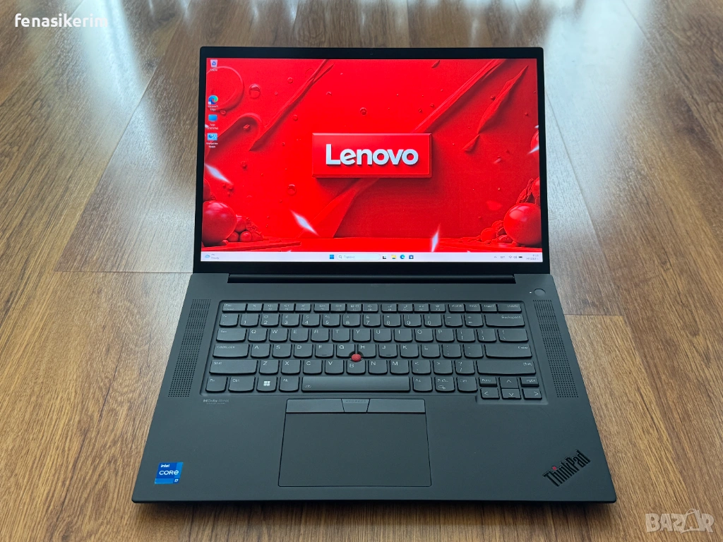 16' WQXGA 2.5K i7-11800H Lenovo ThinkPad P1 Gen 4 32GB DDR4/512GB NVMe/Nvidia RTX A2000/Гаранция, снимка 1