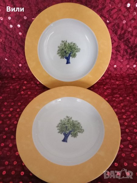 Чинии порцелан Oliveiro, от Гий Дегрен , Paris, снимка 1