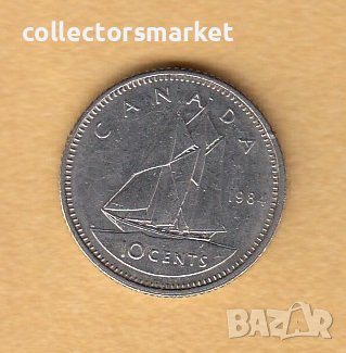 10 цента 1984, Канада, снимка 1