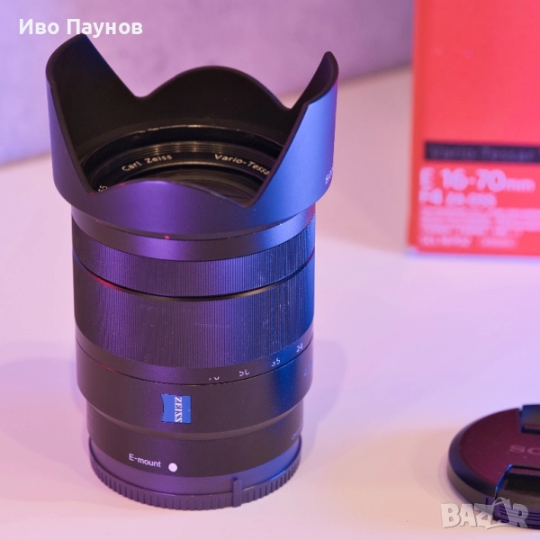 Обектив Sony SEL 16-70mm f/4 Vario-Tessar T* E ZA OSS (SEL1670Z), снимка 1