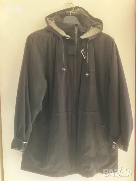 Преходно яке Vivaris с подплата Gore-tex и с качулка - черно, снимка 1