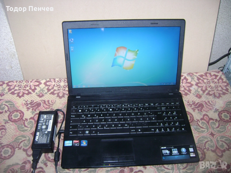 Asus K54HR - Core i3, 8 GB RAM, 500 GB HDD, Зарядно, снимка 1