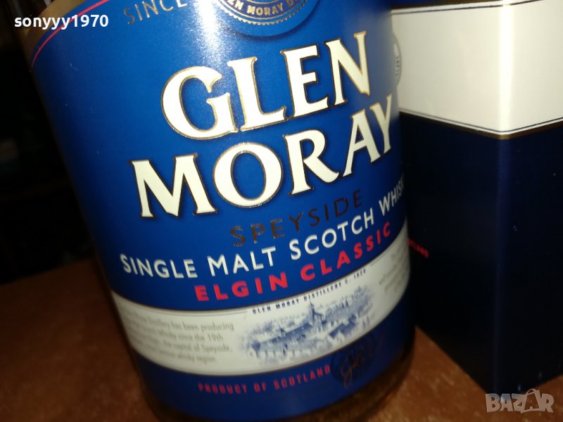 GLEN MORAY-ПРАЗНА КУТИЯ И ПРАЗНО шИшЕ ЗА КОЛЕКЦИЯ 1606221933, снимка 1