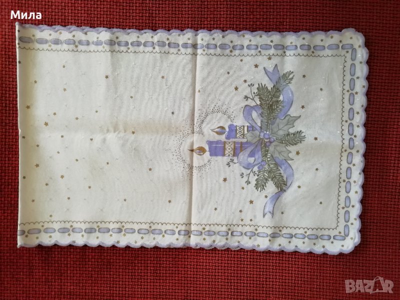 Покривка тишлайфер за Коледа и Нова година, снимка 1