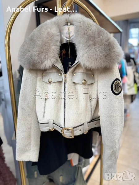 Намалена цена на любимият ви модел якета с богат пух от естествен косъм, снимка 1