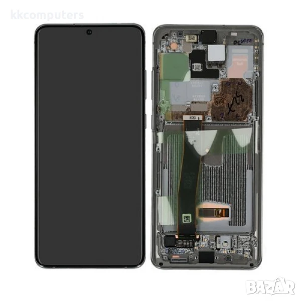 Дисплей с тъч скрийн Samsung Galaxy S20 Ultra G988 white Оригинален SERVICE PACK, снимка 1