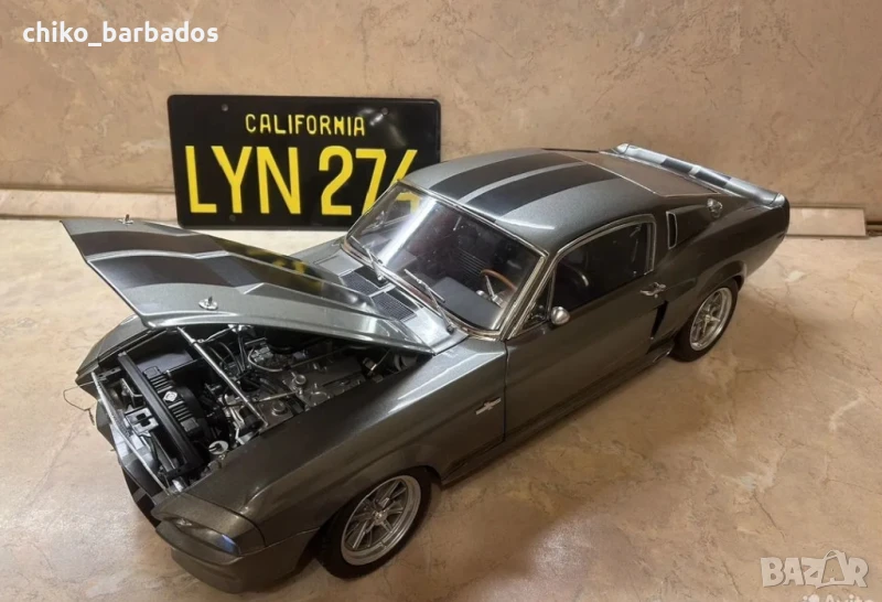 Продавам Ford Mustang Eleanor Мащаб 1:8, снимка 1
