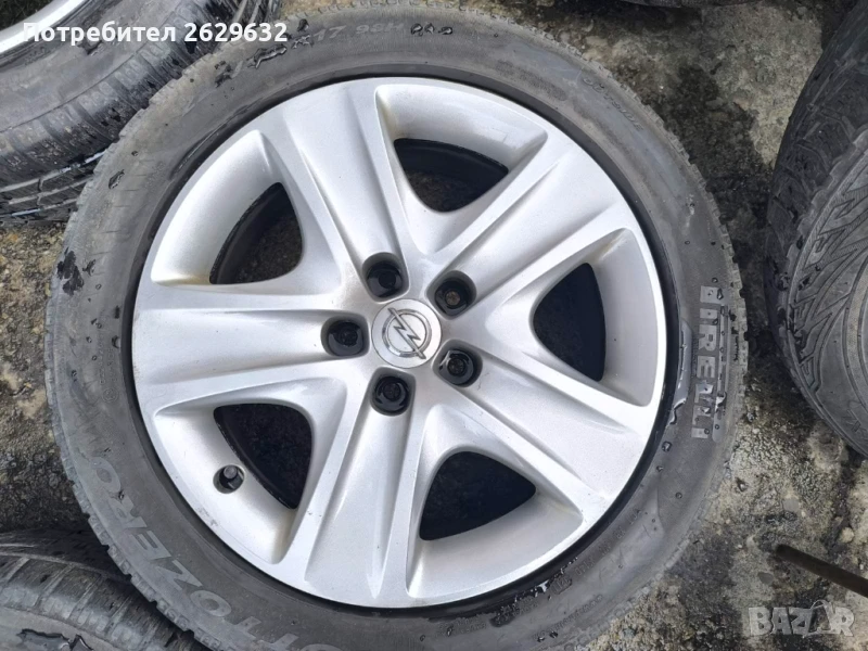 Джанти 17 цола за Опел 5x115, снимка 1