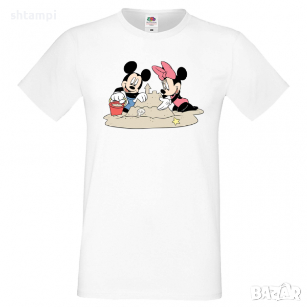 Мъжка тениска Mickey & Minnie 4 Подарък,Изненада,Рожден ден, снимка 1