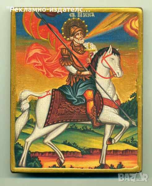 Икона на Св. Мина, снимка 1