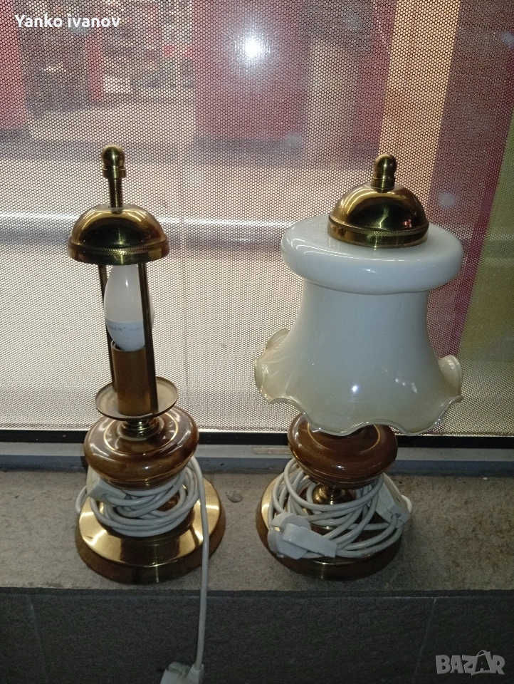 Нощни лампи месинг, снимка 1