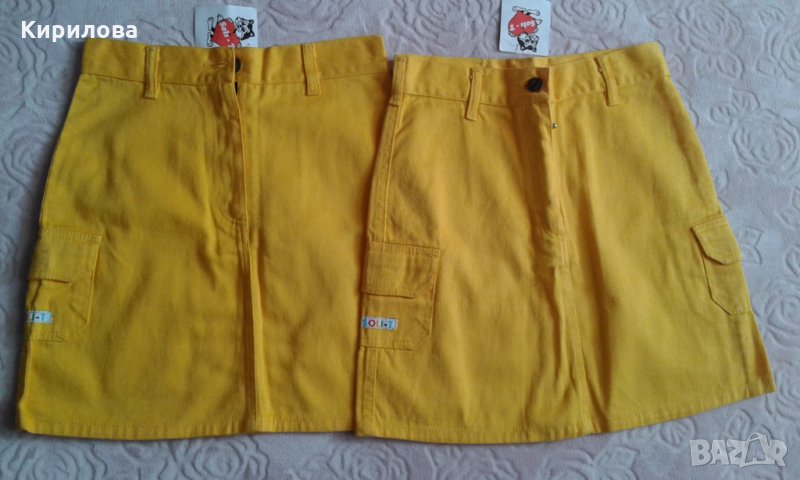 спортна жълта пола, снимка 1