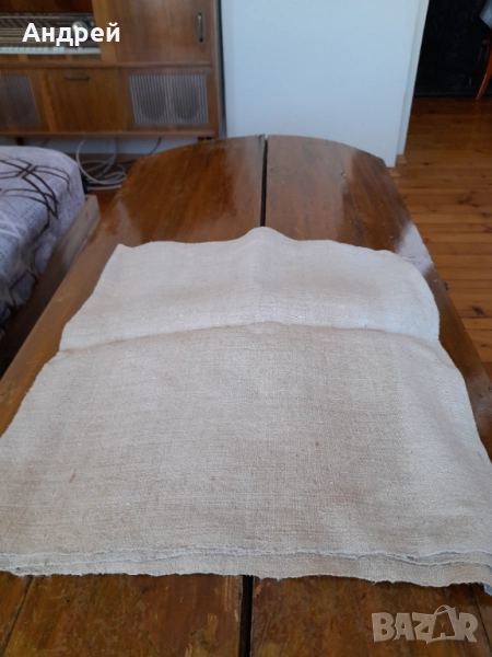 Стар ленен плат,лен, снимка 1