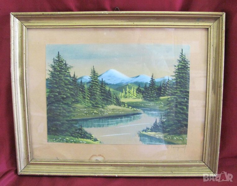 Стара Картина Подписана, снимка 1