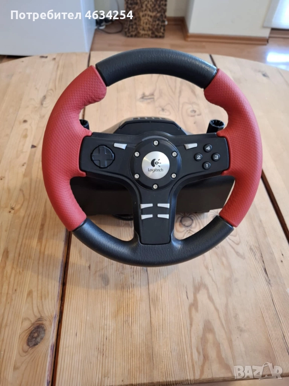 Волан с Педали Logitech Formula Force EX, снимка 1