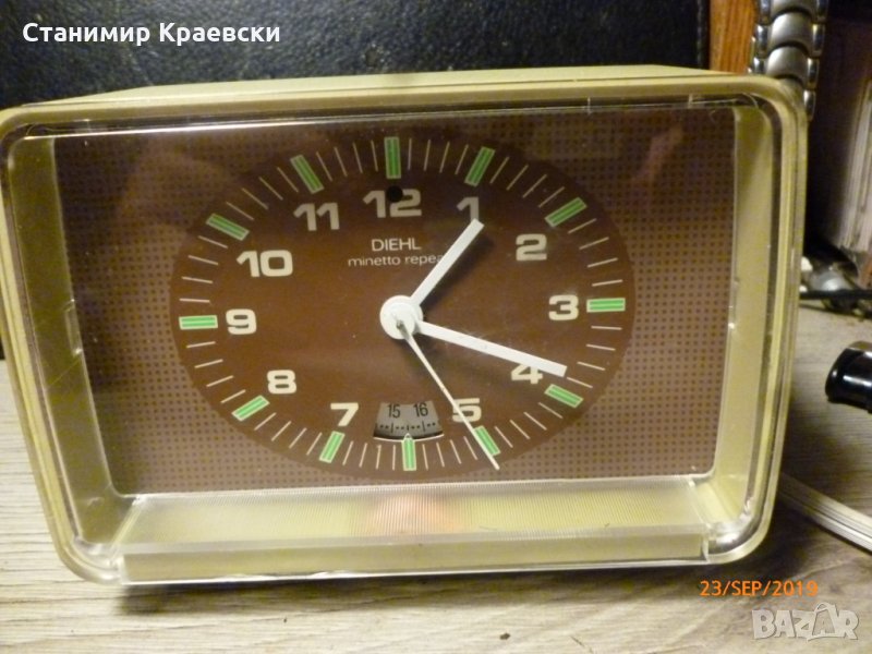 DIEHL Minetto Repeat - clock alarm vintage 71, снимка 1