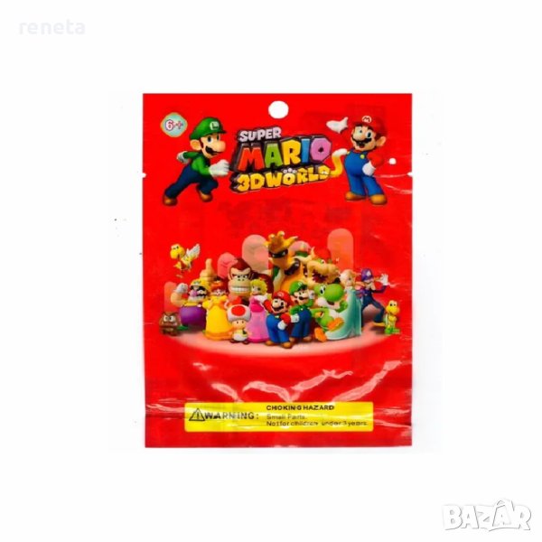 Фигурка Super Mario, 3D world, Изненада, Пластмасова, снимка 1
