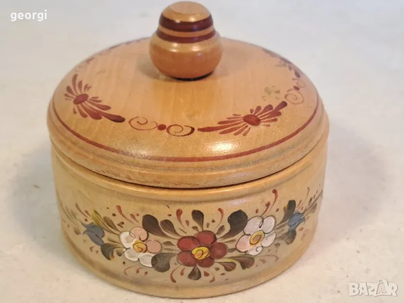 дървена кутия за бижута 22/4, снимка 1