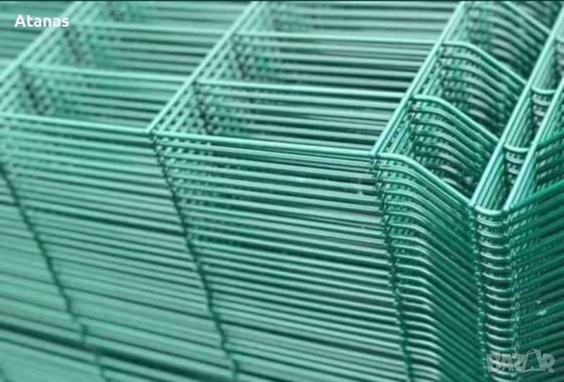 Оградни пана. Колове. Врати. Портали. Мрежа с декорация-Жив плет, снимка 1