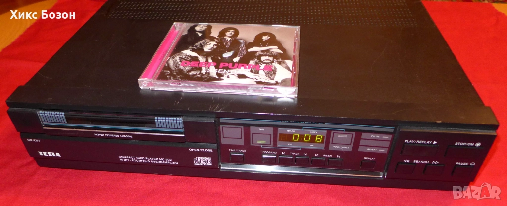 Tesla MC 902 прекрасно свирещ си-ди плейър CD player с аудиофилски  мод, TDA 1541, снимка 1