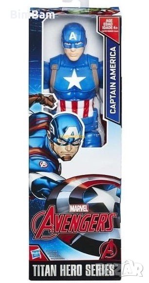 Фигура Captain America Hasbro Avengers / Marvel - 30см, снимка 1