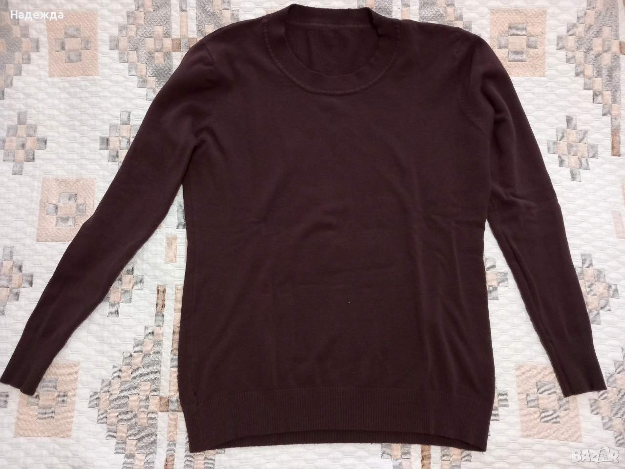 Дамски пуловер фино плетиво , снимка 1