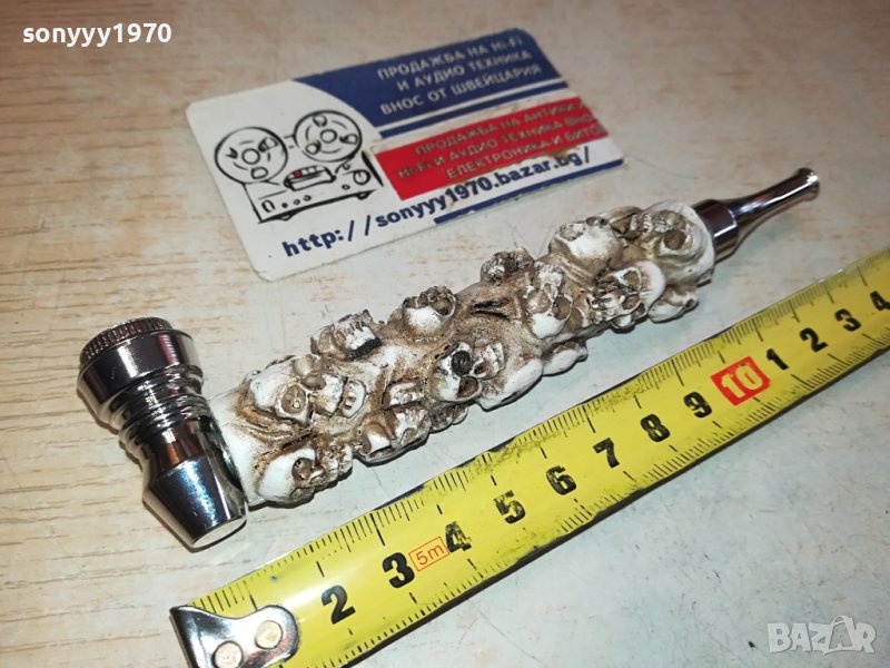 ЛУЛА С ЧЕРЕПИ-МЕТАЛ 1001241734, снимка 1