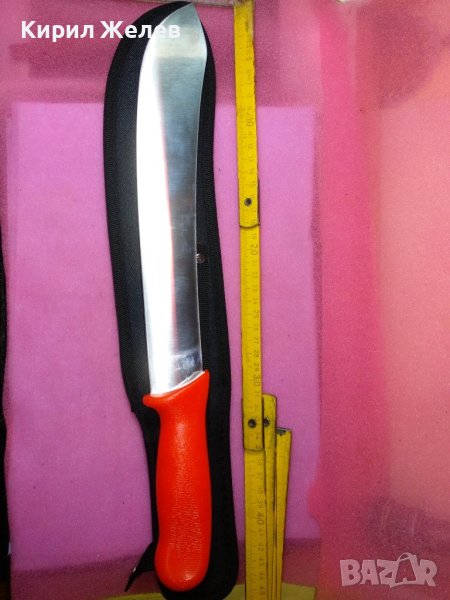 МАЧЕТЕ ПРОФЕСИОНАЛНО НЕРЪЖДАЕМА СТОМАНА МНОГО ДОБРО ОСТРО ЗДРАВО НОВО в КАЛЪФ 43155, снимка 1