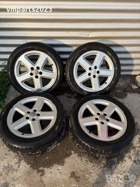 18" джанти 5х112 Audi 8J et43 с всесезонни гуми 235/50/18 дот 2019г, снимка 1