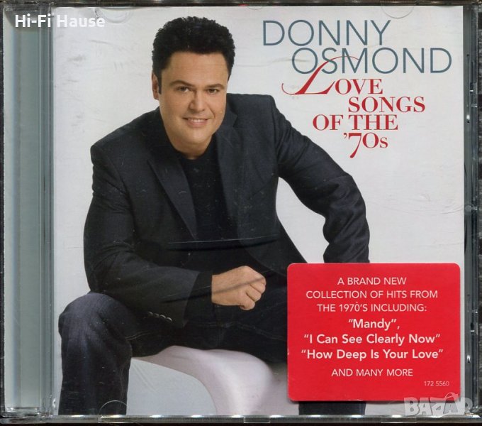 Donny Osmond- Love Songs 70s, снимка 1