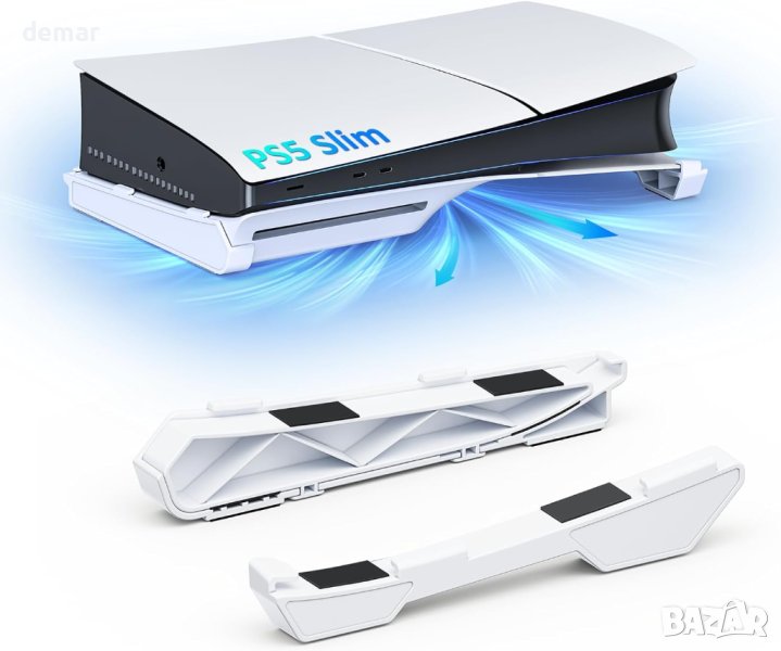 NexiGo PS5 Slim Аксесоари Хоризонтална стойка, бяла, снимка 1