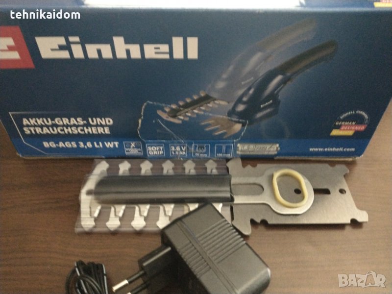 Нож резервен + адаптер за ножица за трева Einhell BG-AGS 3,6 Li WT, снимка 1