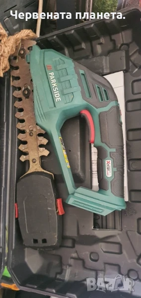 акумолаторен храсторез ,треворез parkside, снимка 1