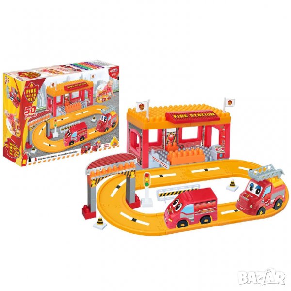 Конструктор с едри части. Пожарна станция. 03323, снимка 1