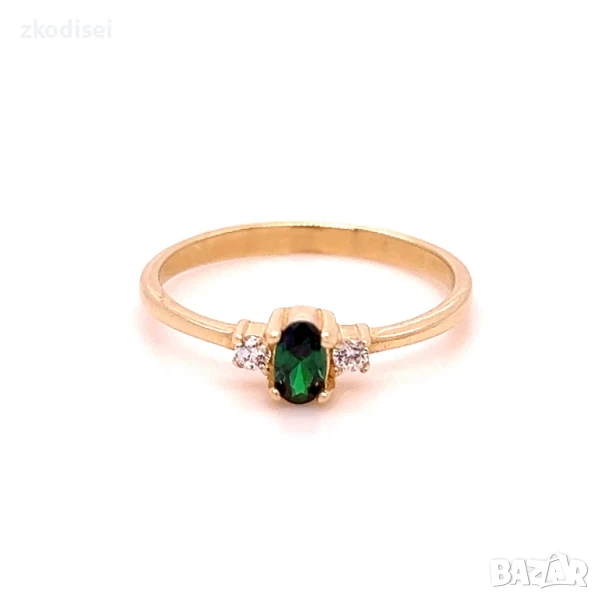 Златен дамски пръстен 1,85гр. 14кр.проба:585 размер:56 модел:32127-4, снимка 1