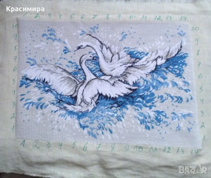 Гоблен "Лебедова вярност", снимка 1