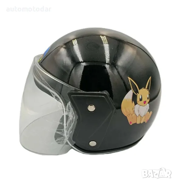 Детска отворена мотоциклетна каска за скутер мотопед, снимка 1