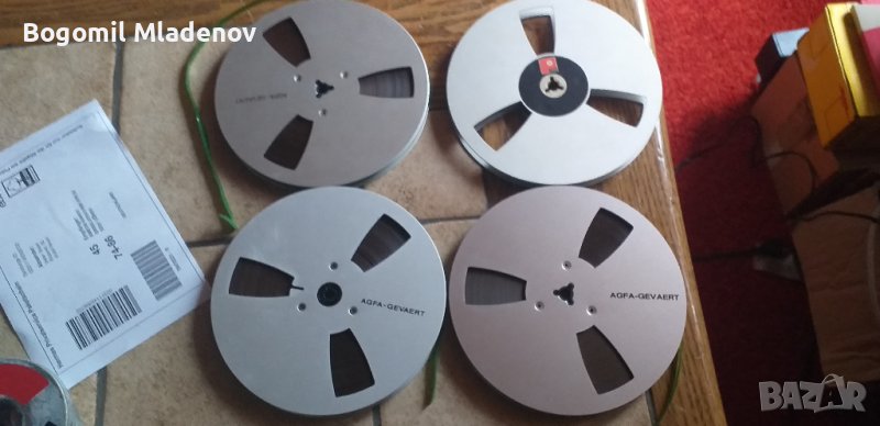 метални ролки BASF ,AGFA gevaert,AKAI, снимка 1